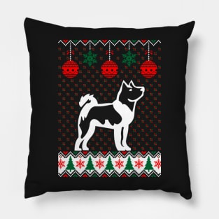 Akita Inu Ugly Christmas Model Pillow