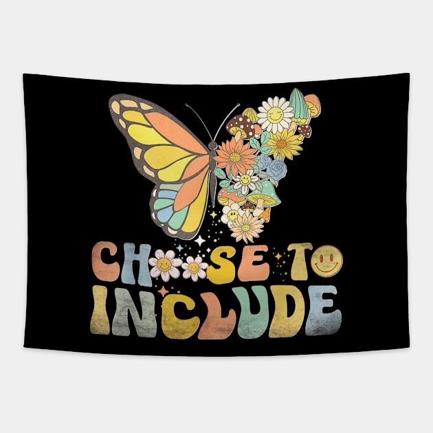 Choose To Include For Autism Teacher Special Education SPED Tapestry by Mega-st