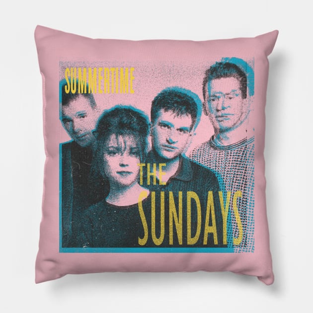 90s The Sundays //  fanart Pillow by psninetynine