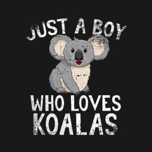 Just A Boy Who Loves Koalas T-Shirt