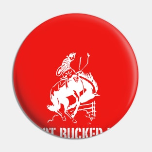 I Got Bucked in Nebraska T-shirt by Corn Coast Pin