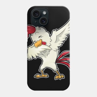 Dabbing Chicken Farmer Farm Boys Girls Dab Funny Farming Phone Case