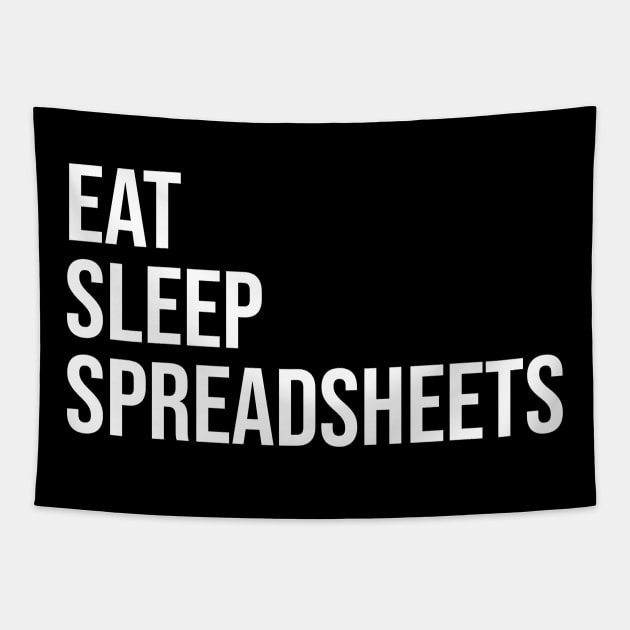 Accountant Spreadsheets Tapestry by Printnation