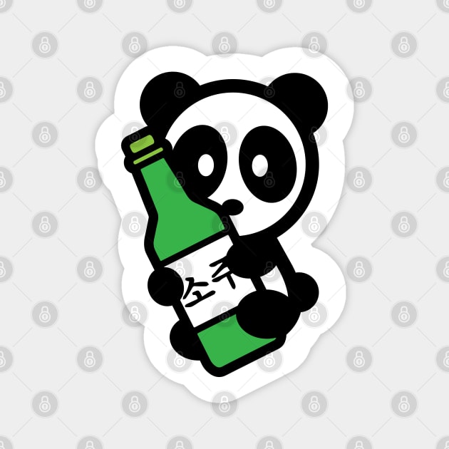 Soju Panda Magnet by Bambu