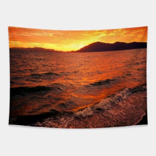 Sub Tropical sun rise Tapestry