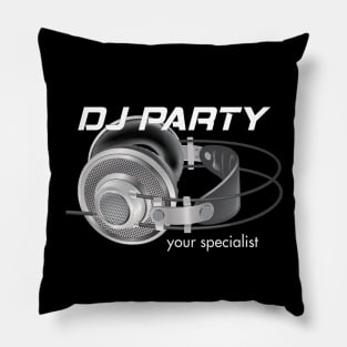 DJ Headphones, Party Specialist Pillow