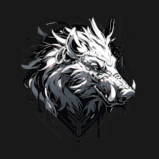 Mecha Tier Tiger Wolf Fuchs Cyborg Wildschwein T-Shirt