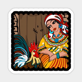 woman Kabyle Magnet