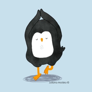 Yoga Penguin T-Shirt