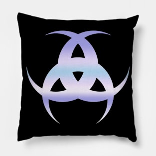 Pagan Wiccan Triple Moon Symbol Spiritual Witchcraft Pillow