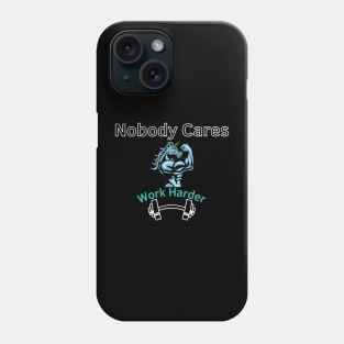 Hustle Hard Mad Unicorn Phone Case