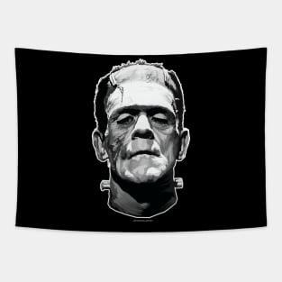 The Monster (Classic Grays Version) Tapestry