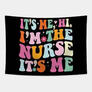 It's me hi I'm the Nurse It's me Funny nursing nurse Tapestry