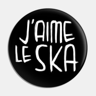 Ska Music Love, Ska Typography, Jaime le Ska Pin