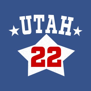 Defunct Utah Stars 1970 Jersey ABA T-Shirt