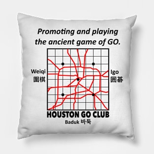 Promoting (Black Lines) Pillow