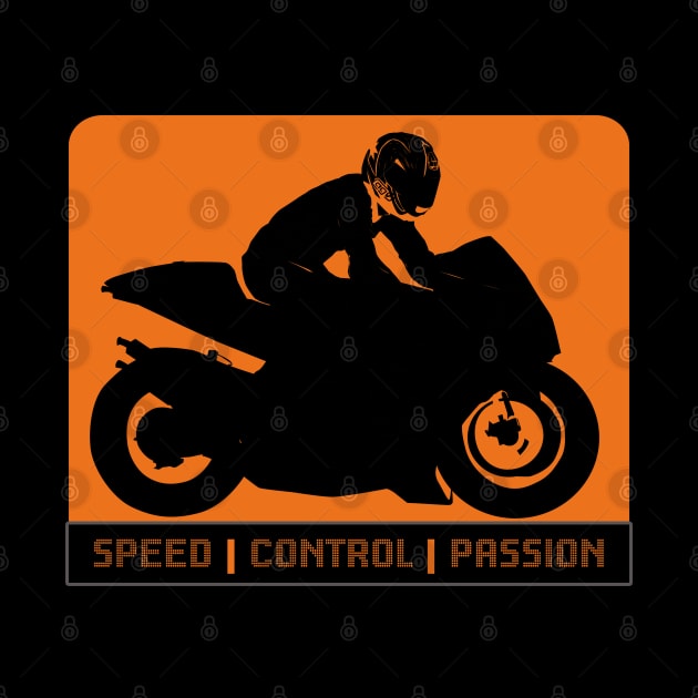 Speed, Control, Passion - Motor Sport by tatzkirosales-shirt-store