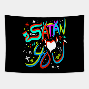 satan loves you Tapestry