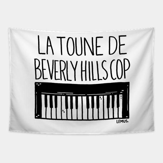 La toune de Beverly Hills Cop Tapestry by christinelemus
