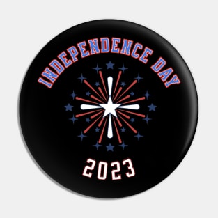 Explosive Celebration: Independence Day 2023 Pin