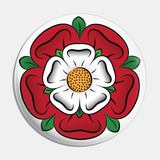 Tudor Rose Pin by DQDesigns By Chele