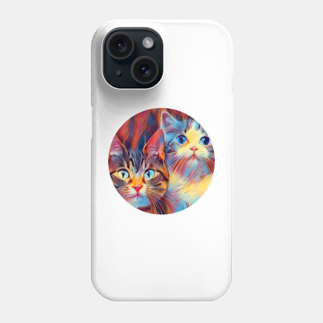 Frisky mycat, revolution for cats Phone Case by GoranDesign