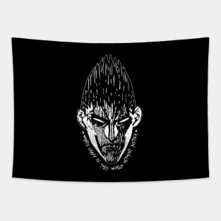 Akoya Seishu "Crazy World" - KENGAN - ASHURA - OMEGA - Manga Anime Design Tapestry