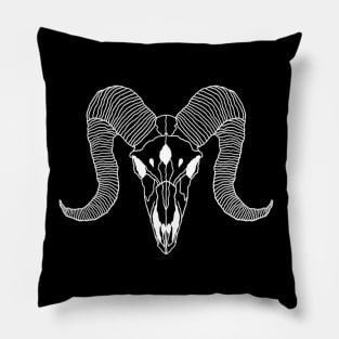 Beyond Evil White Pillow