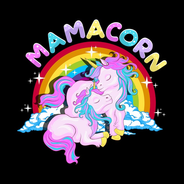 Mamacorn Cute Unicorn Mom Unicorn Loving Mama by theperfectpresents