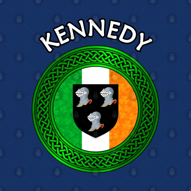 Irish Flag Shamrock Celtic Knot - Kennedy by Taylor'd Designs