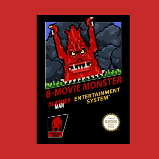 B-Movie Monster Retro 8Bit Horror Game T-Shirt #2 T-Shirt T-Shirt