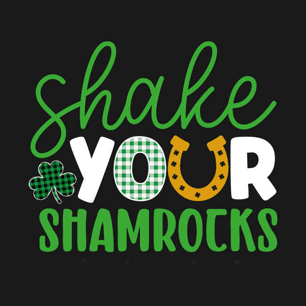 Shake Your Shamrocks, st. patrick's day gift, Funny st Patricks gift, Cute st pattys gift, Irish Gift, Patrick Matching. by POP-Tee