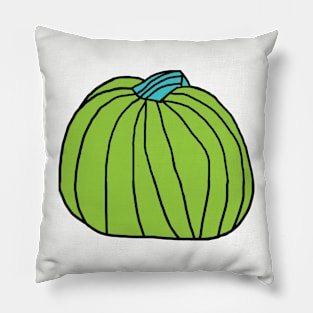 Big Green Pumpkin Pillow