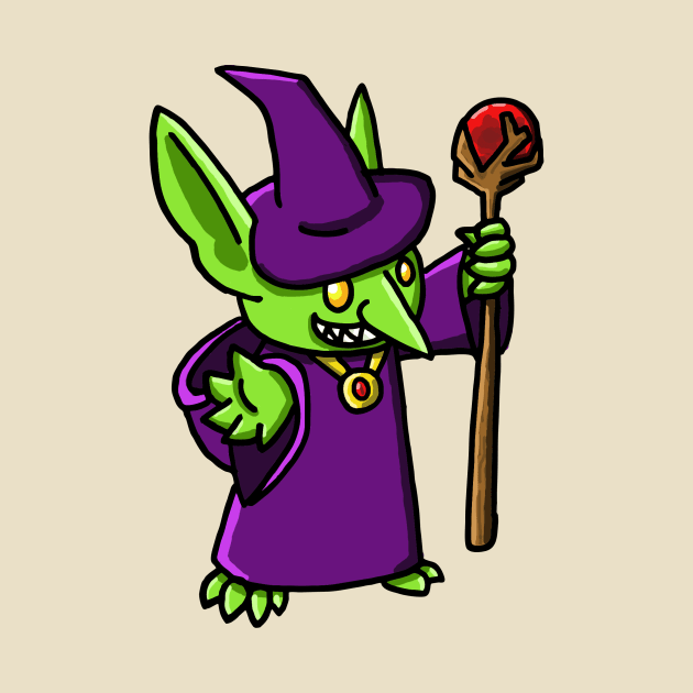 DnD Goblin Wizard by SugarDrake