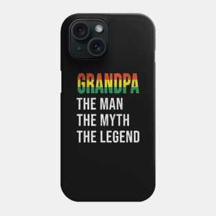 Grand Father Bolivian Grandpa The Man The Myth The Legend - Gift for Bolivian Dad With Roots From  Bolivia Phone Case