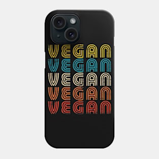 Retro Vintage Vegan Veganism Phone Case