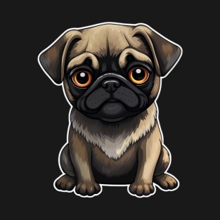 Cute Pug Dog - Dogs Pug T-Shirt