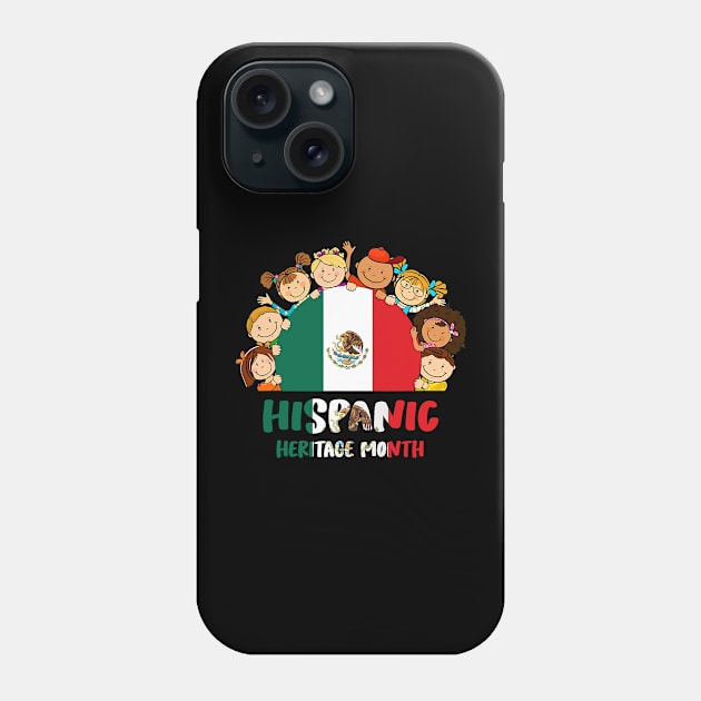 Hispanic Heritage Month Shirt Mexico Pride Kids Boys Girls Phone Case by Eleam Junie