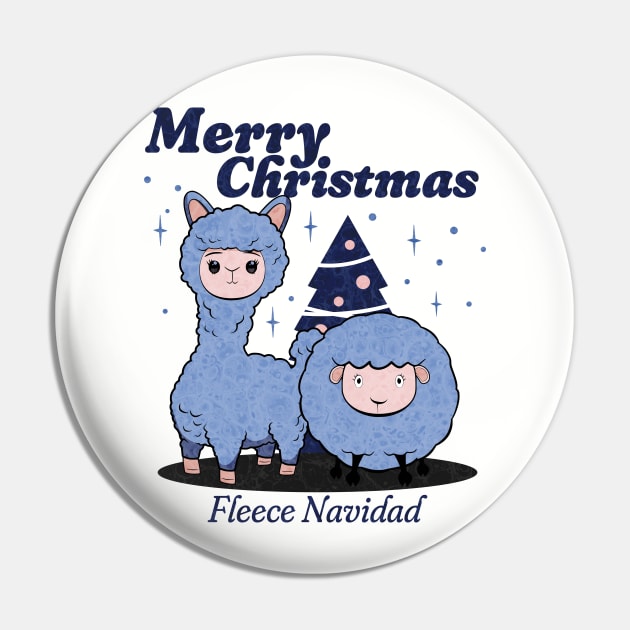 Fleece Navidad Pin by DesignByJeff