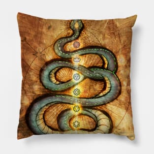 Kundalini Serpent Pillow