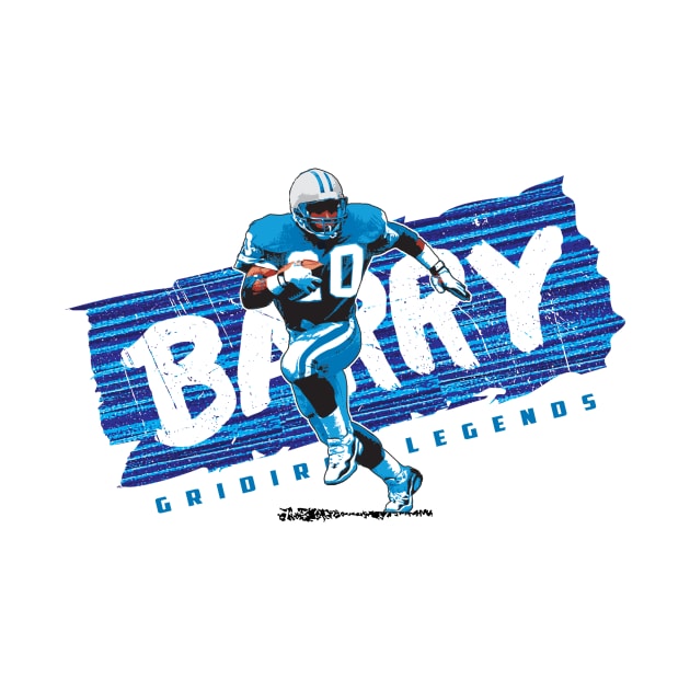 Barry Sanders tee t-shirt by goderslim