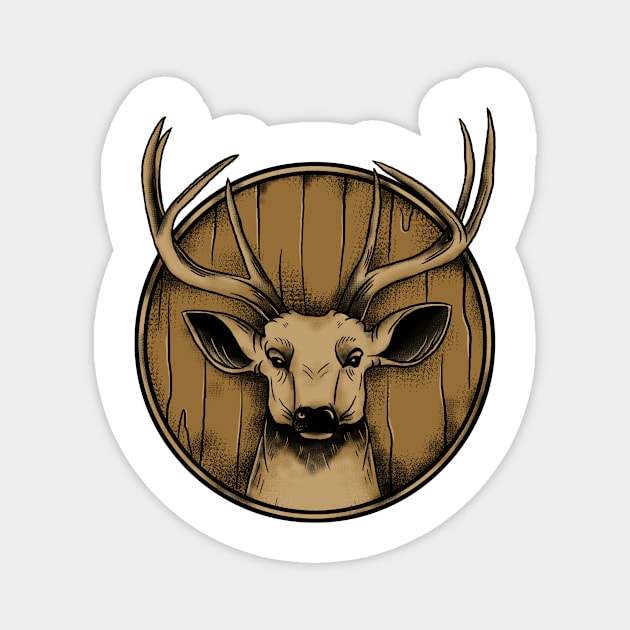 Deer logo Magnet by Candy Store