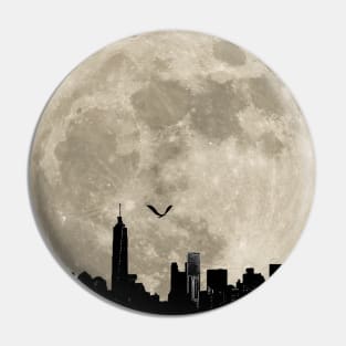 New York Moon Pin