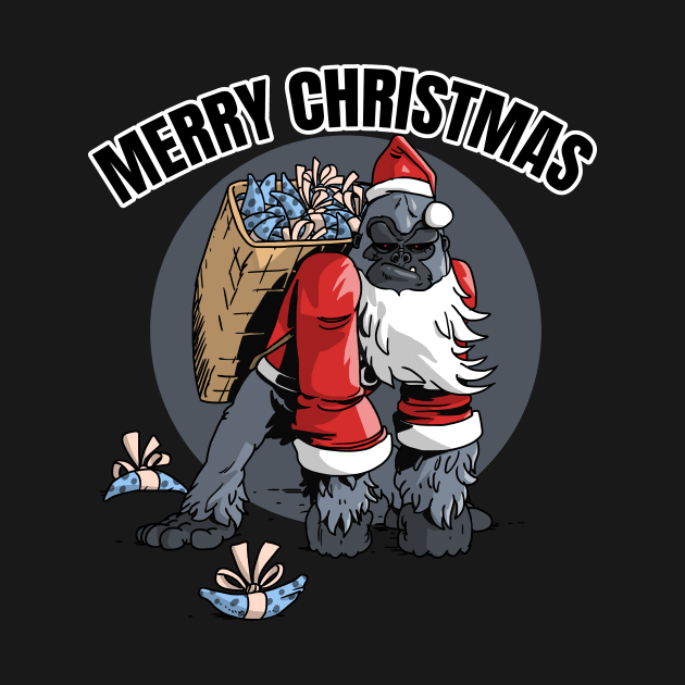 The Christmas gorilla by TomiAx