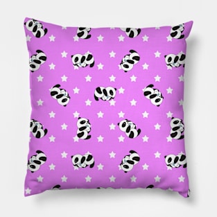 Cute pattern | panda drink milk Pillow