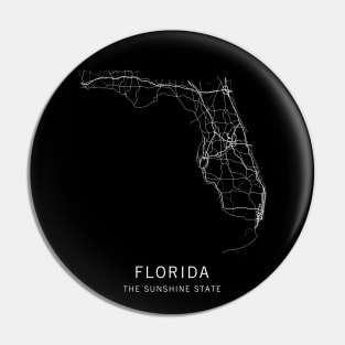 Florida State Road Map Pin