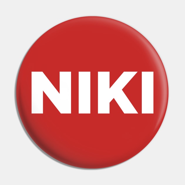 Niki Lauda - F1 Dedication Shirt Pin by RetroReview