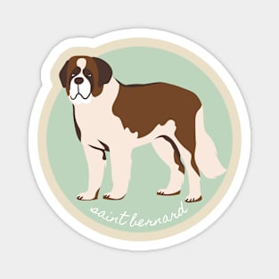 Saint Bernard Lover Gift Dog Breed Pet Lover Puppy Magnet