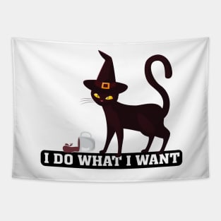 I Do What I Want Cat Lover Sunglasses cat Tapestry