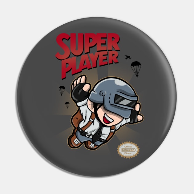 Super Player Pin by EnaGrapher